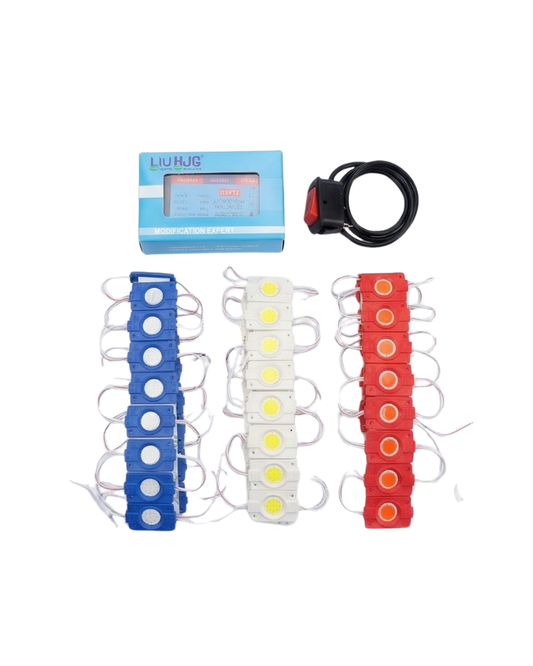UnderBody Light SetUp(5Lights,Hjg Flaser,Switch)