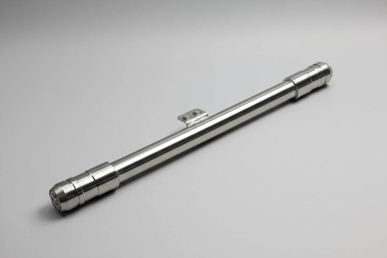 Single rod leg guard steell