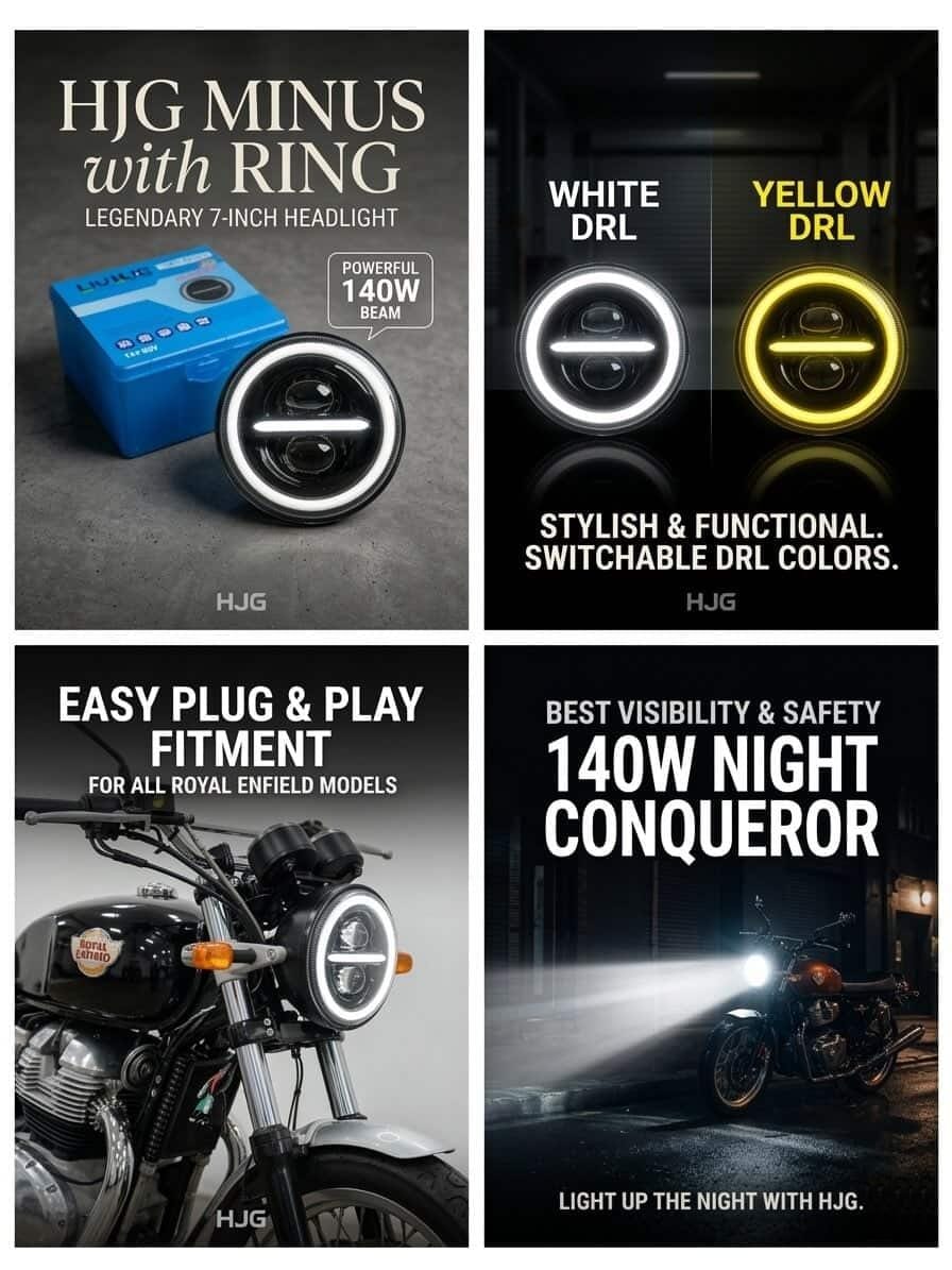 HJG Orignal Minus Full Ring Headlight
