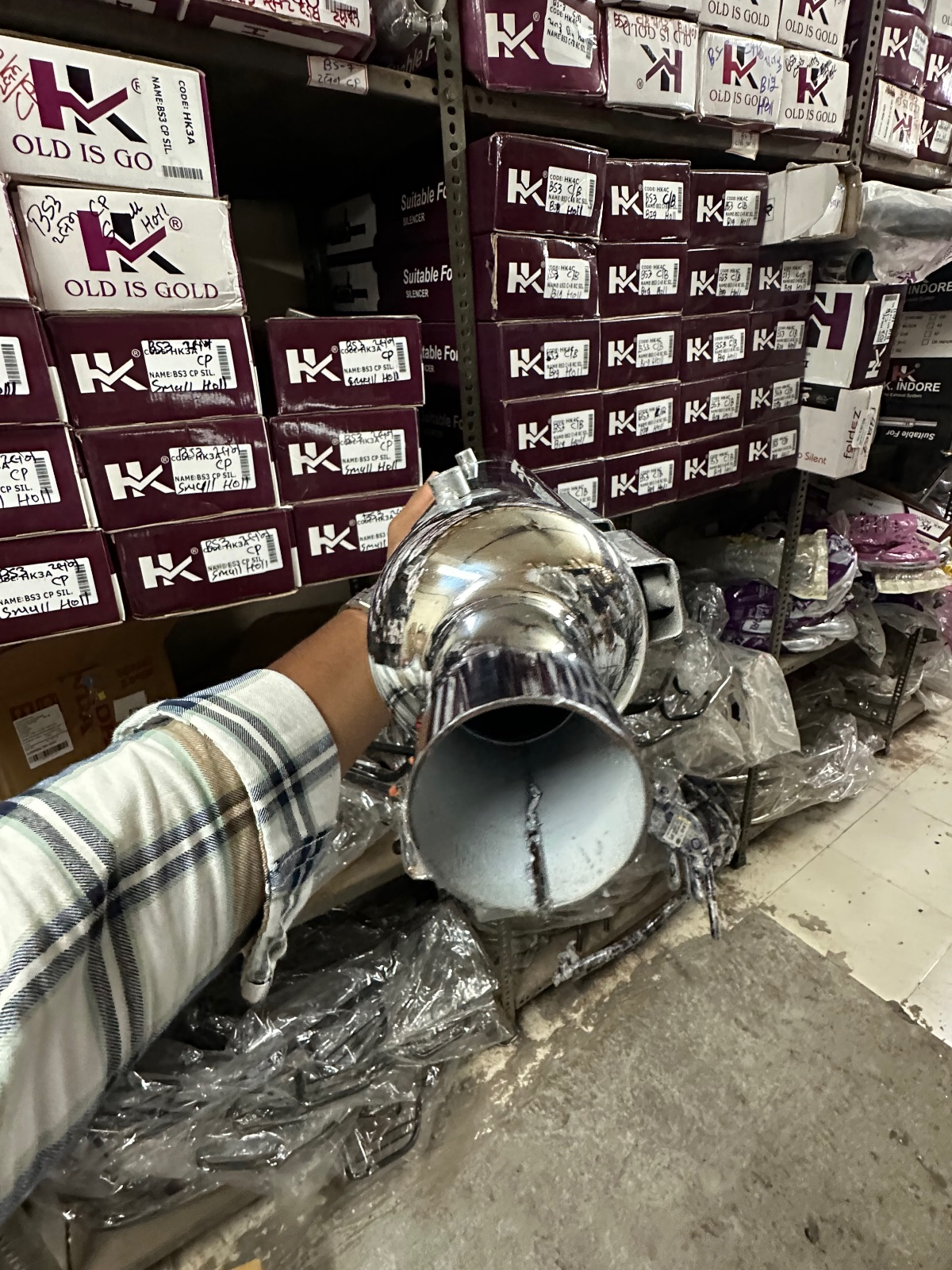 Orignal Stock Silencer With Filter